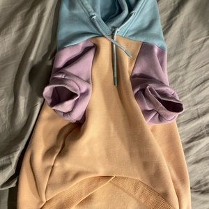 2XL Cotton Candy Dog Hoodie